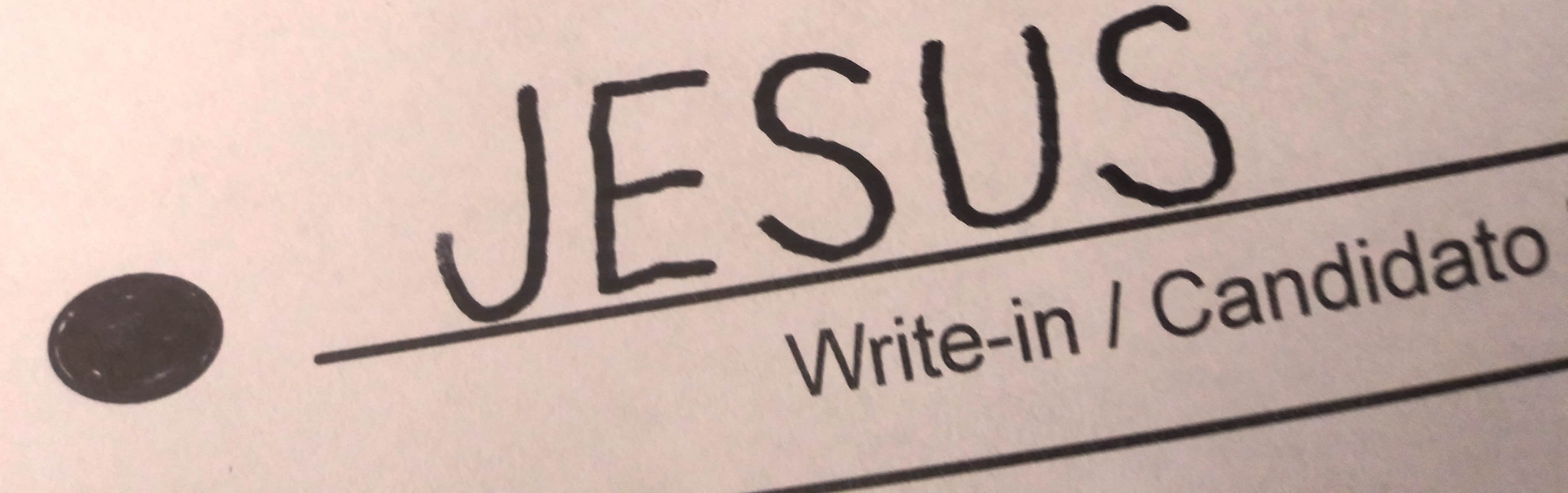 Write-in JESUS